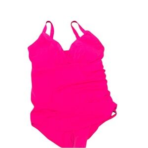 Swimsuits For All Fuchsia One-Piece size 16